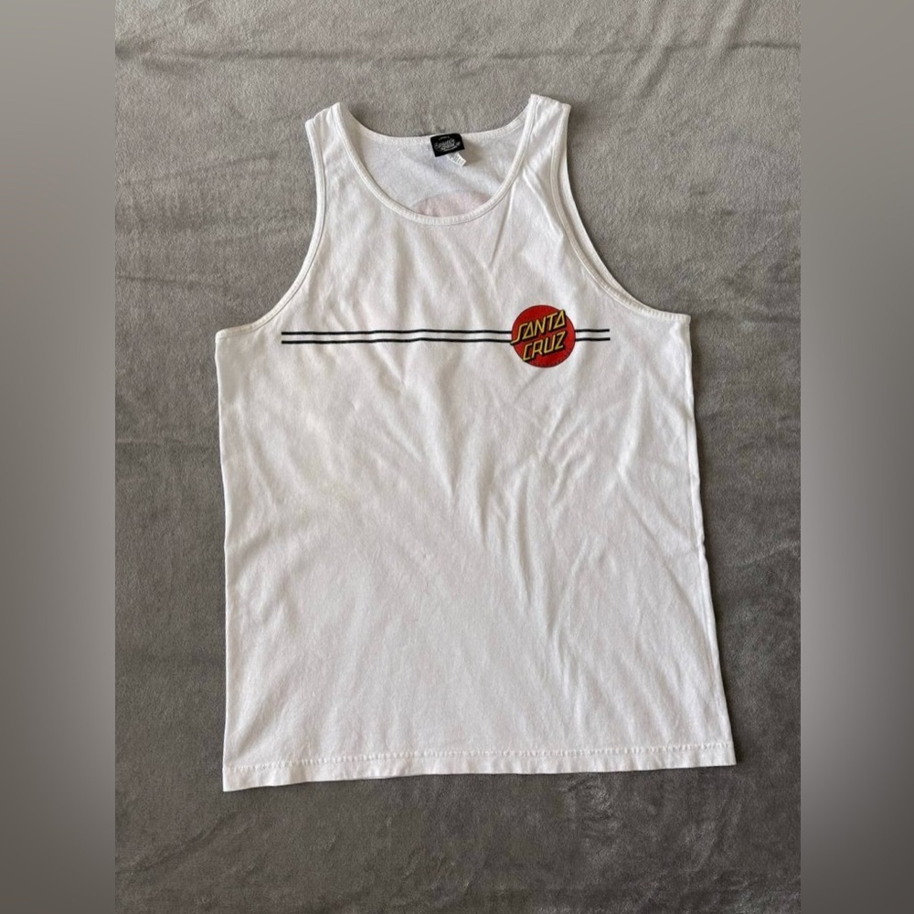 SANTA CRUZ Men's Tank Top Classic Dot Skate Tank Top